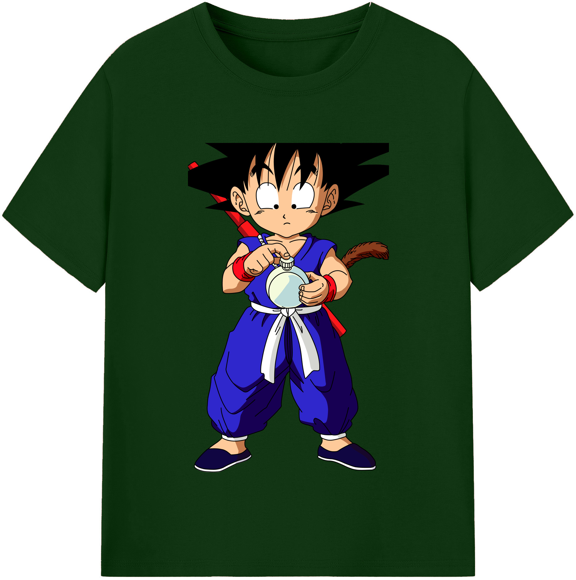 （画像用） ドラゴンボール 孫悟空（そん ごくう）Son Goku カカロット DRAGON BALL Kakarotto 綿100％半袖Tシャツ（フロントプリント）